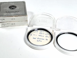 B+W 62E Nahlinse 1 und 2 62mm Close Up, Macro - Picture 1 of 3