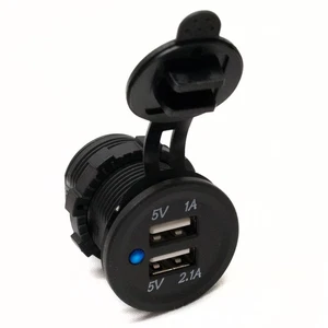 Race Sport 50782 Socket Sized Dual Port Usb 3.1amp W (rs50782) - Picture 1 of 1