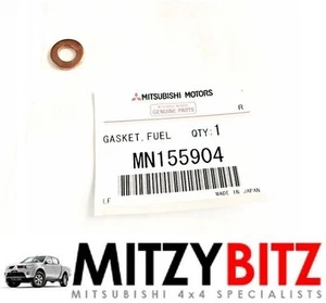 FUEL INJECTOR WASHER NOZZLE GASKET FOR MITSUBISHI L200 KB4T Series 4 2.5 DiD - Picture 1 of 7