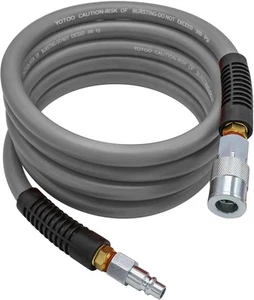 Yotoo Hybrid-Zuführluftschlauch 1/2 Zoll mal 10 Fuß 1/2 Zoll x 10 Fuß, grau - Bild 1 von 7