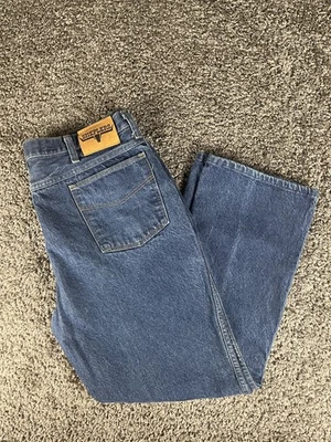Pantalones de mezclilla Sheplers vintage para hombre talla 40x30 azul corte bootcut vaquero occidental años 70 EE. UU. Foto 1 de 4