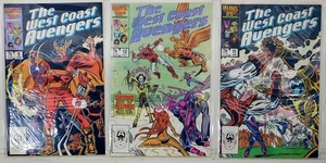 West Coast Avengers Lot 3 #9, 10, 11 1986 Marvel Iron Man Wonder Man Comics - Picture 1 of 1