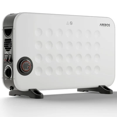 AREBOS Tragbarer Konvektor 2000 W Heizgerät Heizkörper Heizung Elektro-Heizer - Bild 1 von 4