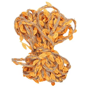 Tangerine Artificial Leaf Braid & Rope 10m for Creative DIY Flower Arrangements - Bild 1 von 8