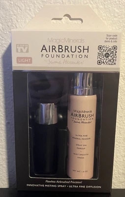 Kit de base AirBrush Jerome Alexander MagicMinerals (2 piezas) - Ligero TOTALMENTE NUEVO Foto 1 de 4