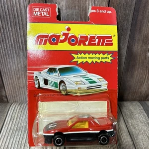 Vintage Majorette Pontiac Fiero #206 Die Cast Car Action Moving Parts - Picture 1 of 6