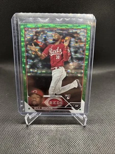 2023 Topps Baseball Will Benson RC Green Crackle/499 #339 Cincinnati Reds - Picture 1 of 3