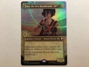 MTG Avatar TOPH, THE FIRST METALBENDER Showcase Foil NM (9643) Graded Pow - Picture 1 of 2