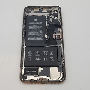 Genuine Apple iPhone Xs MAX Rear Back Chassis Housing With Parts , BATTERY SIM T - Picture 1 of 16