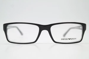 Brille Armani EA 3003 Schwarz Transparent Eckig Brillengestell eyeglasses Neu - Bild 1 von 6