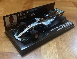 MINICHAMPS 1/43 Mercedes W08 Hamilton Russia GP 2017 Diecast Model Limited - Picture 1 of 4