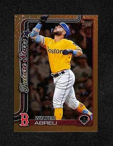 2025 Topps Series 2 - Wilyer Abreu Future Stars Gold /50 #367 - Red Sox - Picture 1 of 2