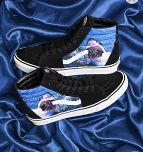 Vans, Shark Week, Black, Blue, True White, Mens size 5.5, Womens 7 Skate Shoes - Bild 1 von 5