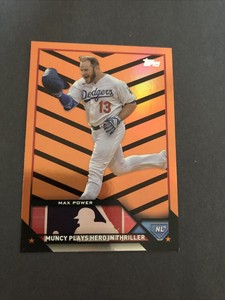 2023 Topps Update Orange & Black Foil #US179 Max Power / Max Muncy