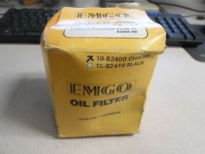 Filtro de aceite NOS Emgo 86-89 FLST/C 80-89 FLT/C 89 FLTC-U 87-89 FLHS 10-82400 Foto 1 de 4