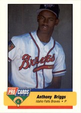 1994 Idaho Falls Braves Fleer/ProCards #3574 Anthony Briggs