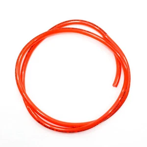 CLEAR RED 2M 2 Meters 5mm ID Fuel Petrol Line Hose PIT Quad Dirt Bike ATV Buggy - Picture 1 of 3