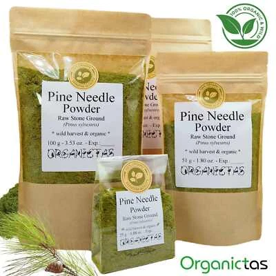 PINE NEEDLE POWDER Organic Premium Quality / Culinary Use & Herbal Tea Making - Image 1 of 4