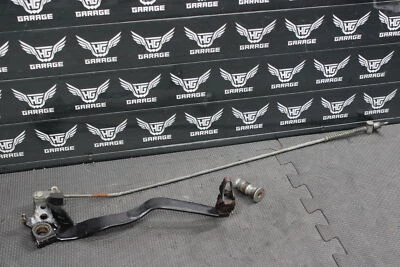 2002 HONDA XR200R 93-02 OEM RIGHT REARSET BRAKE FOOT PEDAL ARM ASSEMBLY - Image 1 of 4