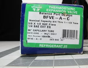 Sporlan Thermostat R22 Expansionsventil BFVE-A-C Art.-Nr. 100446 - Bild 1 von 8