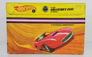 Vintage Mattel Hot Wheels Redline 12 Car Collectors Case 1968 Empty No Dividers - Picture 1 of 8