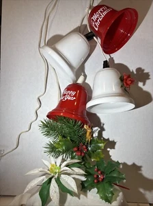 Vintage Light-Up Christmas Bell Set - "Merry Christmas" & "Happy New Year" PLUS! - Bild 1 von 9