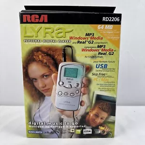 Reproductor digital personal RCA Lyra reproductor de MP3 RD2206 NUEVO - Imagen 1 de 8