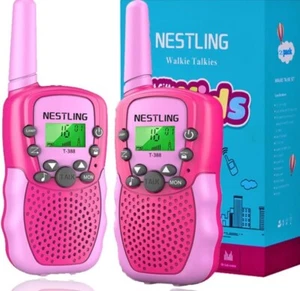 Set Of 2 Kids Walkie Talkie Set, 22 Channels 2 Way RadioToy W Flashlight USA - Picture 1 of 4