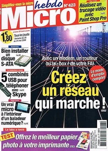 Micro Hebdo   N°423   25 mai 2006 : Creez un réseau qui marche - Picture 1 of 1