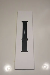 NEW! Genuine OEM Apple Watch MIDNIGHT BLACK Sport Band 45mm Series 4 5 6 7 SE - Picture 1 of 6