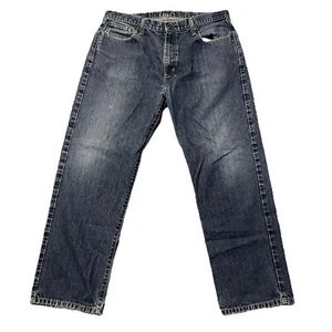 Polo Ralph Lauren Mens Jeans 38x32 Classic Blue Distressed Denim High Rise - Picture 1 of 17