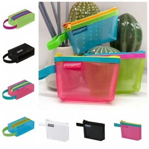 Transparent Mesh-Aufbewahrung tasche Tragbar Lippenstift beutel - Picture 1 of 22