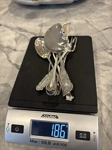 VINTAGE STERLINGSILBER 8 SERVIERSTÜCKE. Ex.Zustand. Alles verwendbar KEIN SCHROTT!! - Bild 1 von 11