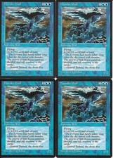 MTG: THUNDER WALL Ice Age UNCOMMON; played, Excellent condition x4
