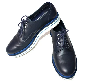 ZAPATOS DE MUJER TOMMY HILFIGER CUÑA PLATAFORMA INFORMAL CUERO ZAPATOS DE MUJER 41 #106-12# - Imagen 1 de 9