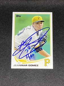 Jeanmar Gomez Pittsburgh Pirates signiertes Autogramm 2013 Topps Karte #US92 ~ COA - Bild 1 von 3