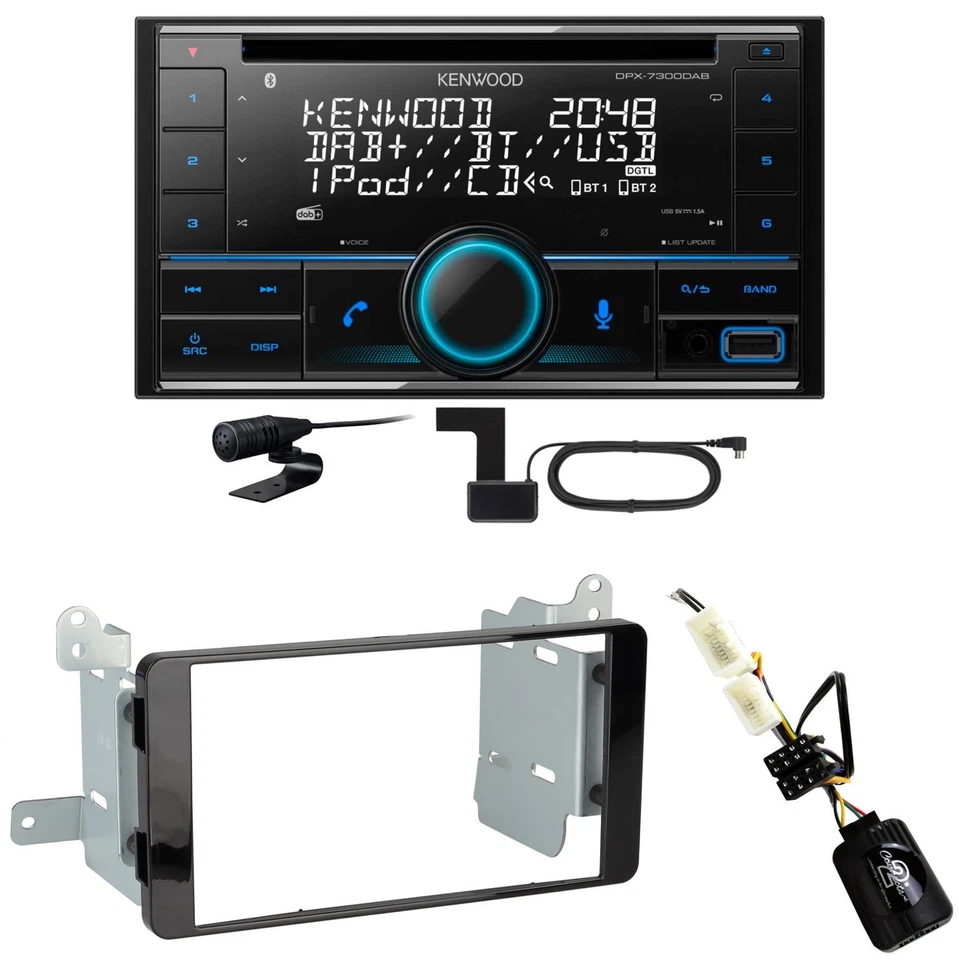 Kenwood DPX-7300DAB Bluetooth Digitalradio Einbauset für Mitsubishi L200 ab 2016 - Bild 1 von 1