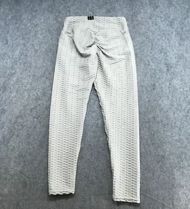 Unbranded Yoga Leggings Womens Large** Gray Stretchy High Waist Booty Boosting - Picture 1 of 9