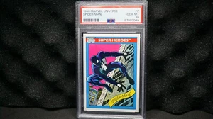 Spider-Man - 1990 Impel Marvel Universe Super Heroes Card #2 PSA 10 GEM MINT - Bild 1 von 6