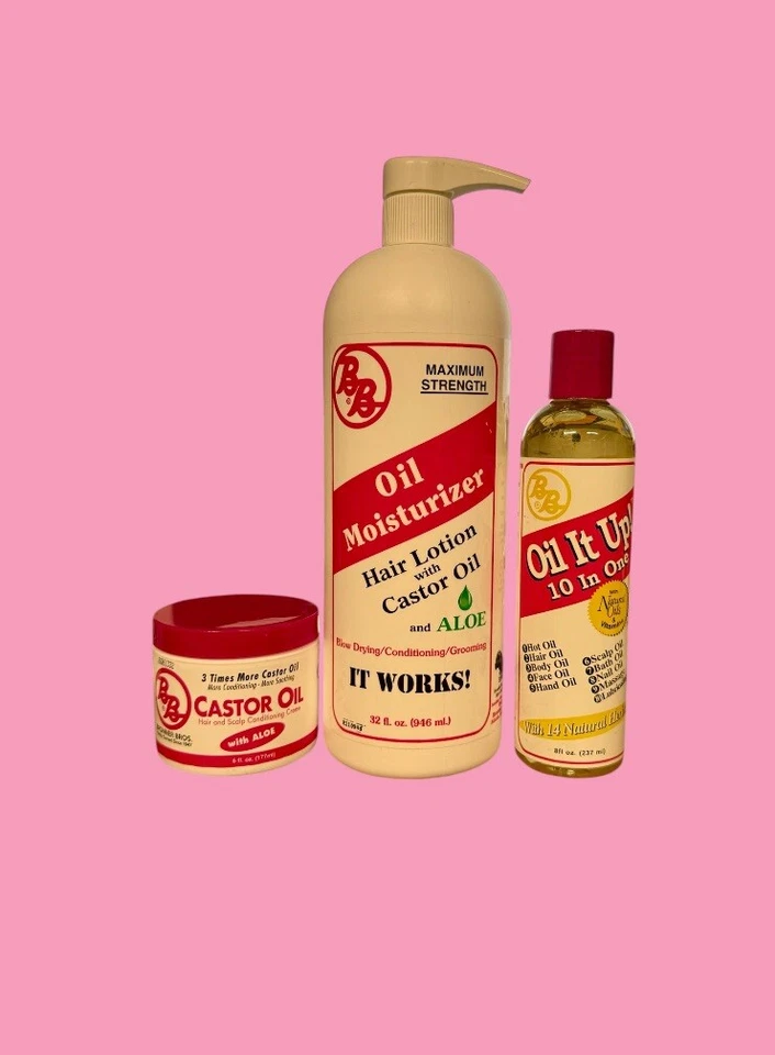 Bronner Brothers Castor Oil Hair Strengthening Creme With Aloe 6 Oz