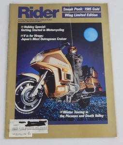 Dec '84 RIDER Magazine Motorcycle Motorcycling Gold Wing Edition Virago Poconos+ - Picture 1 of 10