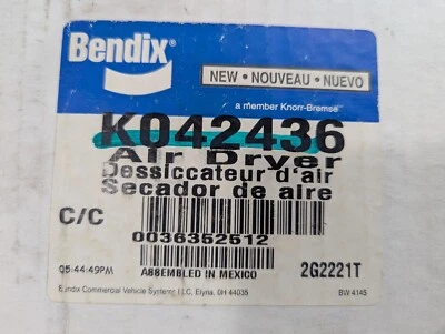 Secador de freno de aire Bendix AD IS - P/N K042436 Foto 1 de 3
