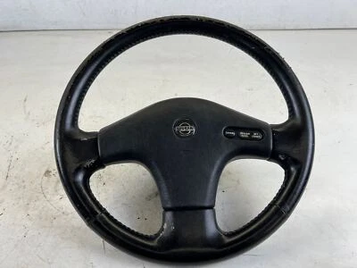 Volante de couro usado Nissan 240SX S13 89-93 fabricante de equipamento original - Imagem 1 de 4