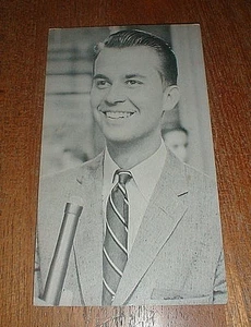 DICK CLARK Orig 1960 American Bandstand PROMO POSTCARD NM - Picture 1 of 1