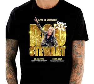 Rod Stewart In Concert Tour 2025 T-Shirt Unisex All Size S-5XL II909 - BTN173 - Picture 1 of 3