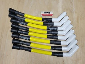 Ton's Ceramic Yellow Sleeved Spark Plug Wire Set 11" Ford 7.3L GODZILLA 2020+ - Picture 1 of 4