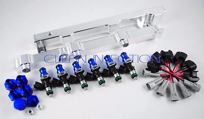 Ajuste Nissan 350z infinity g35 VQ35DE motor bosch 650cc inyectores de combustible plateado  Foto 1 de 4