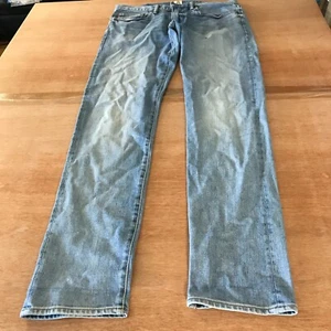 Hiroshi Kato Straight Selvedge Jeans Men 32x33 Blue Low Rise Medium Wash - Picture 1 of 14