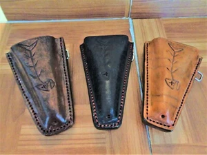 FUNDA DE PESCA SE ADAPTA A 6,5" AGUJA NARIZ ALICATES DANCO CUERO ACERO INOXIDABLE EE. UU. - Imagen 1 de 4