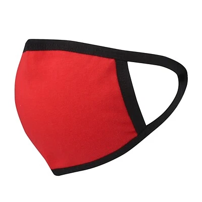 Face Mask Triple Layers 100% Cotton Washable Reusable Color Unisex Men Women - Image 1 of 2